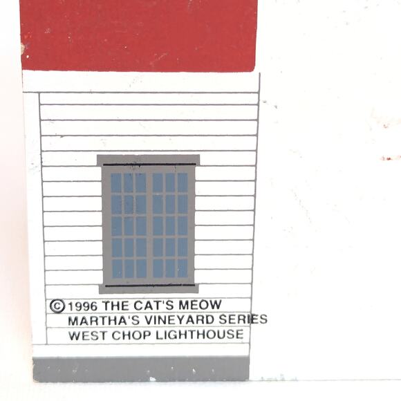 Cat’s Meow Village Shelf Sitter – West Chop Lighthouse Martha’s Vineyard 1996 - Picture 6 of 10